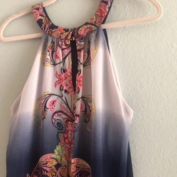 Crystal Doll Halter Style Ombré Dress - Picture 5 of 8